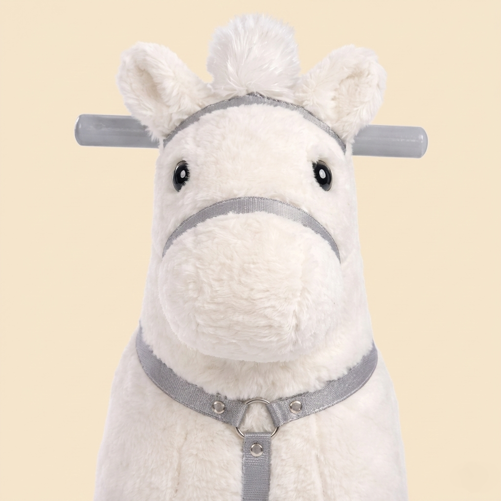 Casper the Silver-Cloud Pony