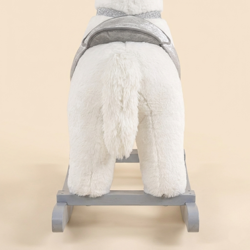 Casper the Silver-Cloud Pony